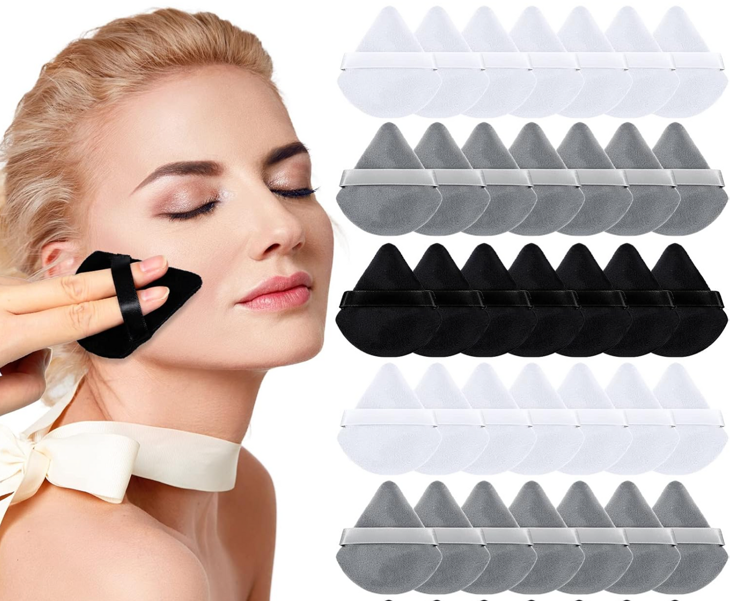 Esponja Triangular Para Maquillaje