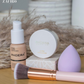 Kit pétalo (base + polvos + aplicador + brocha )