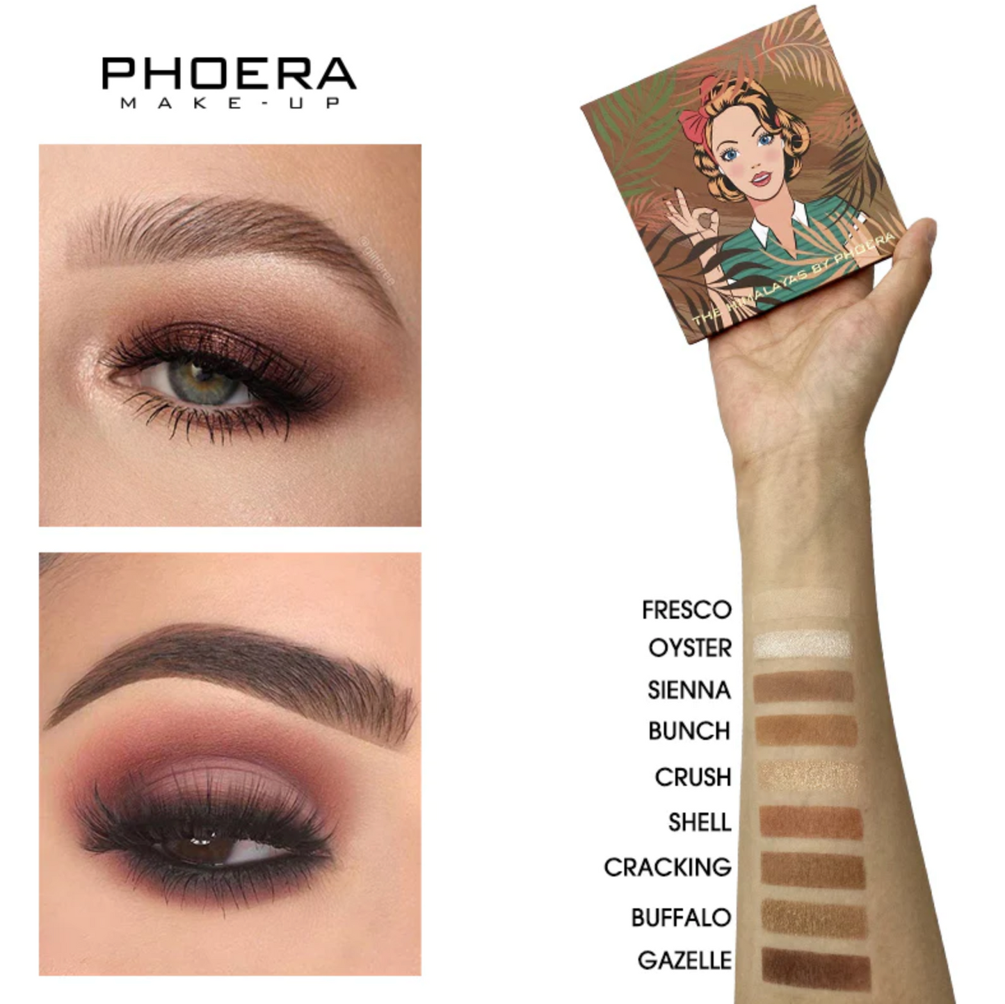 Paleta de sombras himalaya