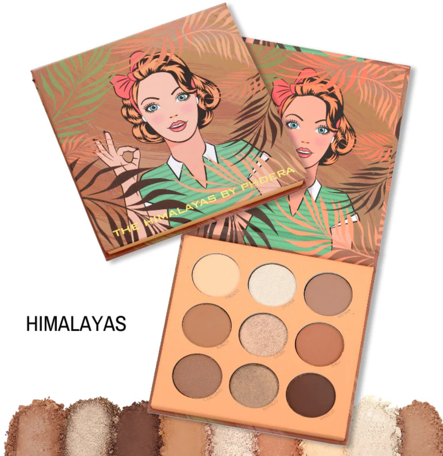 Paleta de sombras himalaya