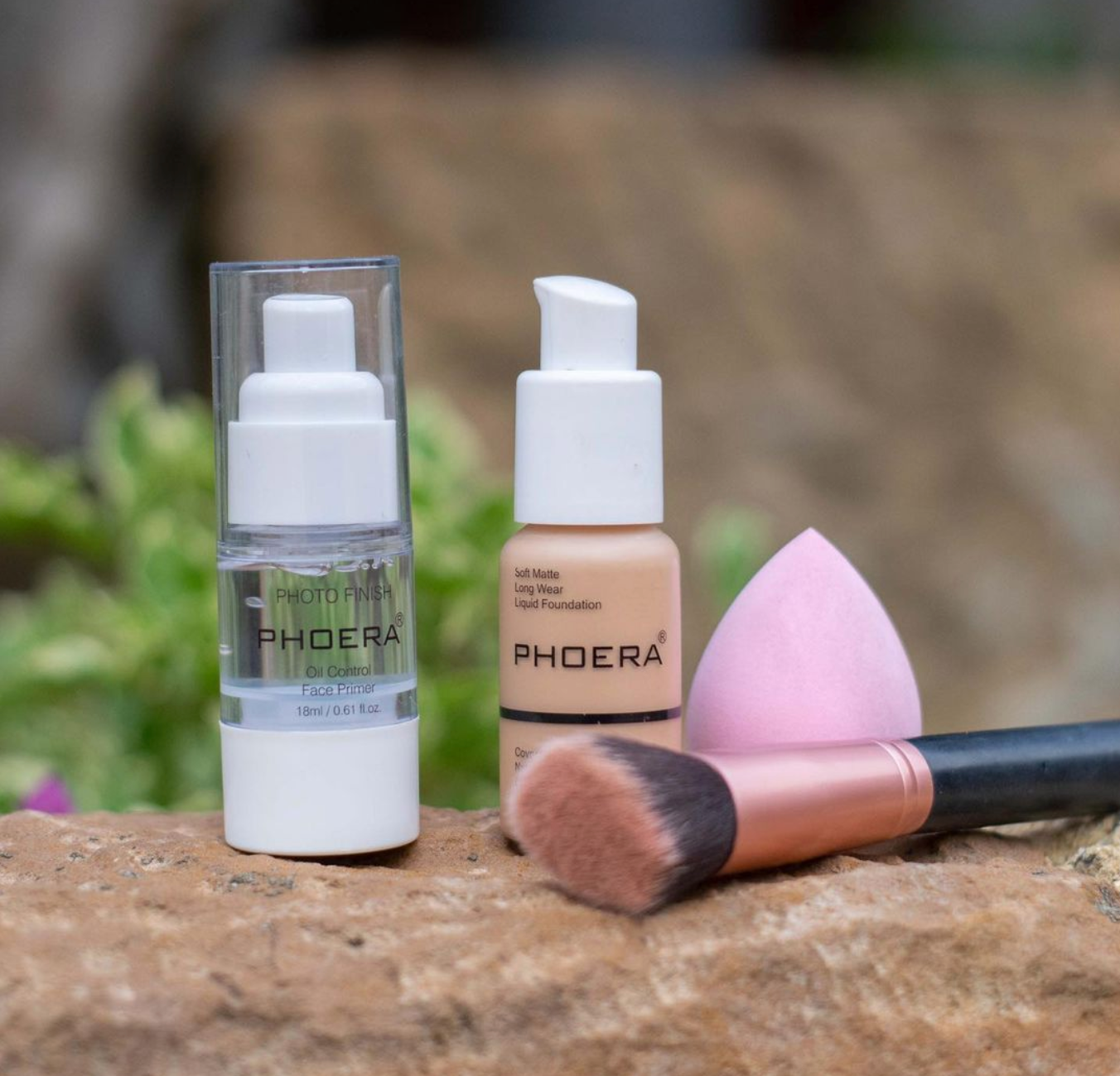 Kit porcelana (base + primer + aplicador + brocha )