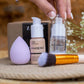 Kit porcelana (base + primer + aplicador + brocha )